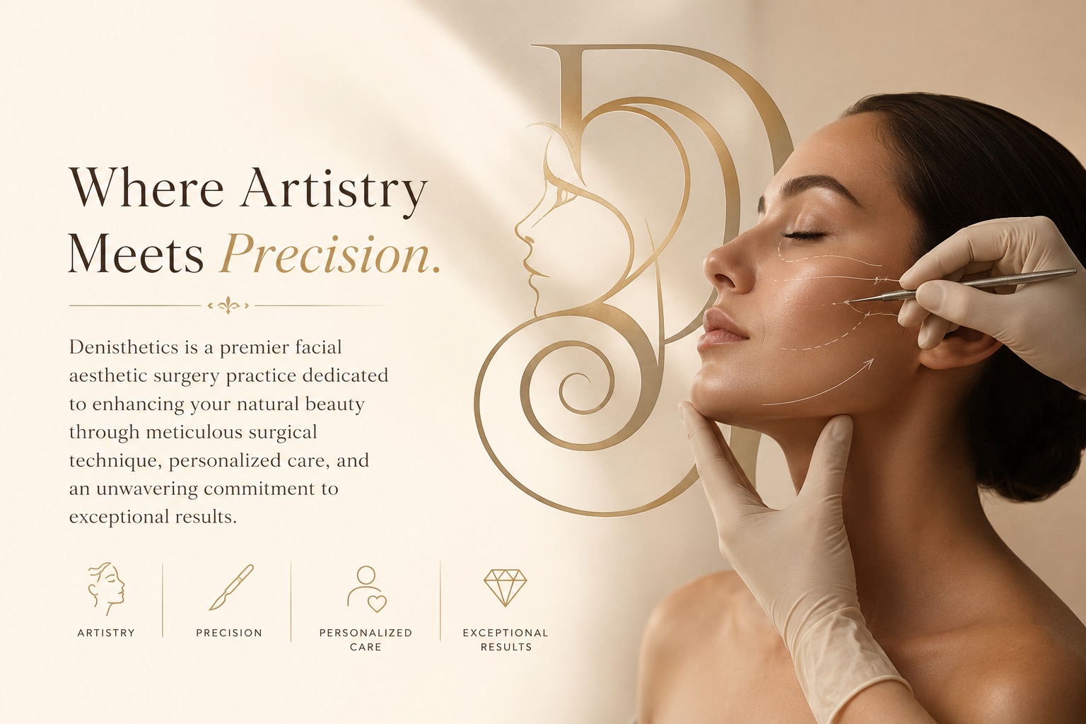 Where Artistry Meets Precision — Denisthetics facial aesthetic surgery